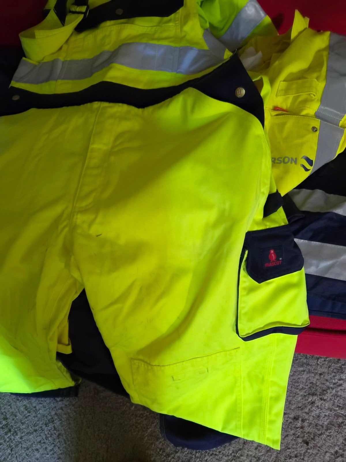 Werkkleding set: Peterson jas, Fristads broek en Havep broek, Gebruikt, Heren, Overall, Ophalen of Verzenden
