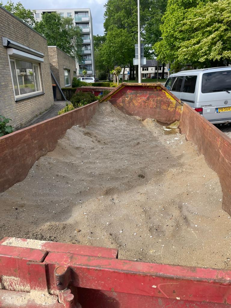 Gratis geel zand ophalen voor tuin of bouwproject, Tuin en Terras, Ophalen, Gebruikt, Ophoogzand