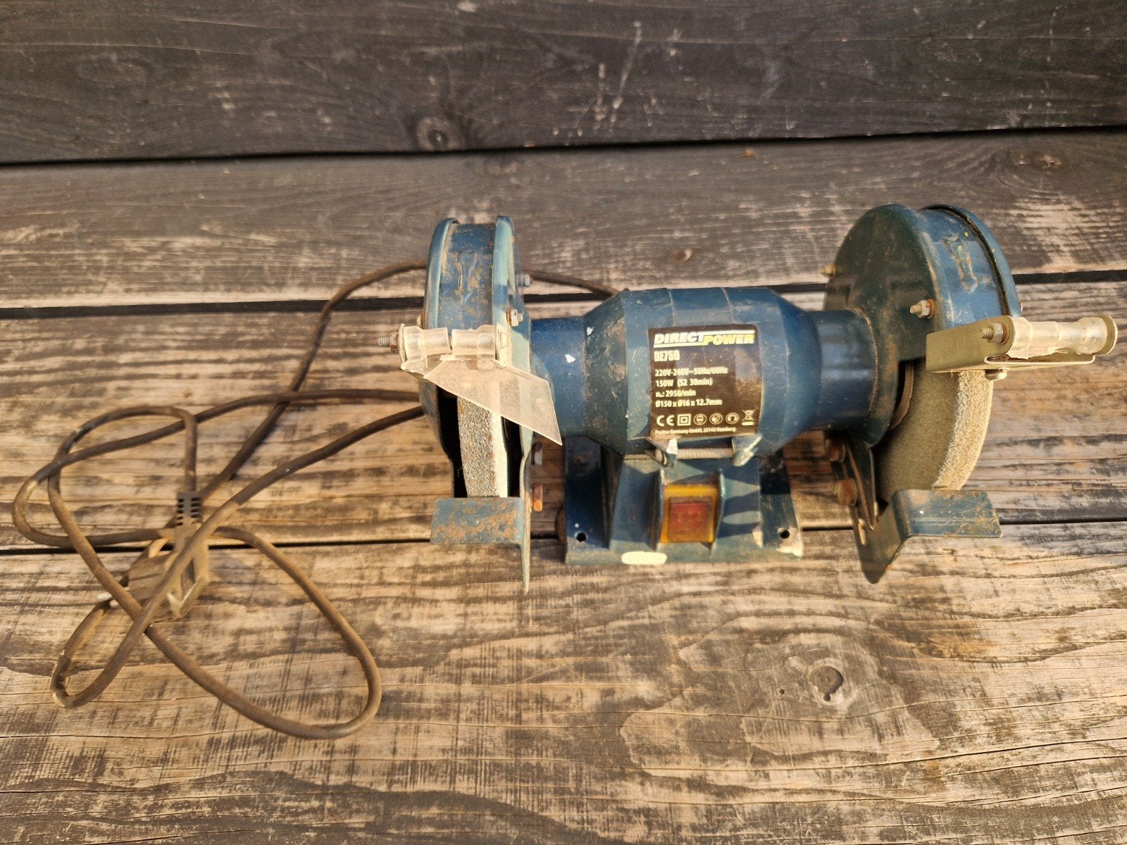 Direct Power DE750 Werkbank slijpmachine, Ophalen, Gebruikt, Minder dan 700 watt, Werkbankslijpmachine