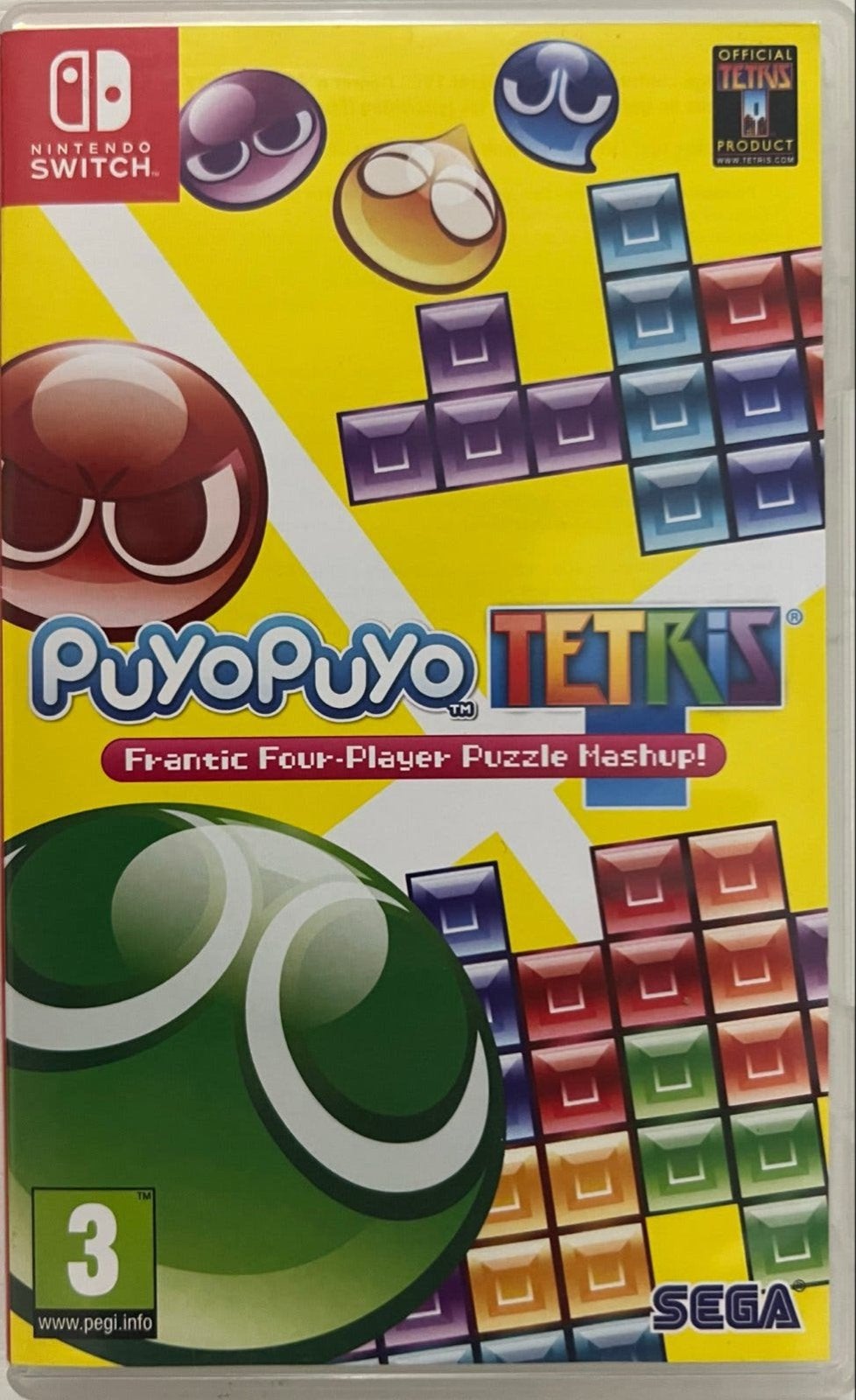Puyo Puyo Tetris Nintendo Switch - Puzzelplezier!, Met games, Met 2 controllers, Ophalen of Verzenden, Zo goed als nieuw