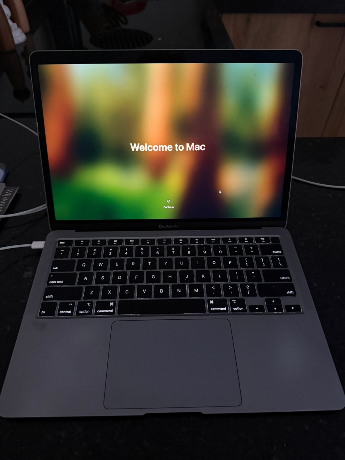 Macbook Air 13in 2020, Computers en Software, Apple Macbooks, Gebruikt, Qwerty, 13 inch, Minder dan 2 Ghz