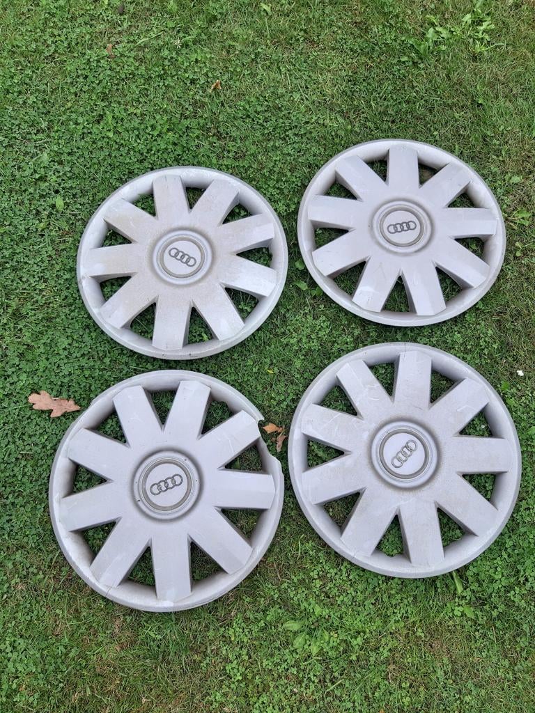 Audi wieldoppen 14 inch., Auto diversen, Wieldoppen, Ophalen