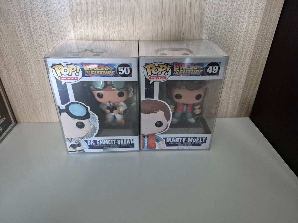 Back to the Future Funko Pop! Dr. Emmet Brown & Marty McFly, Ophalen, Zo goed als nieuw