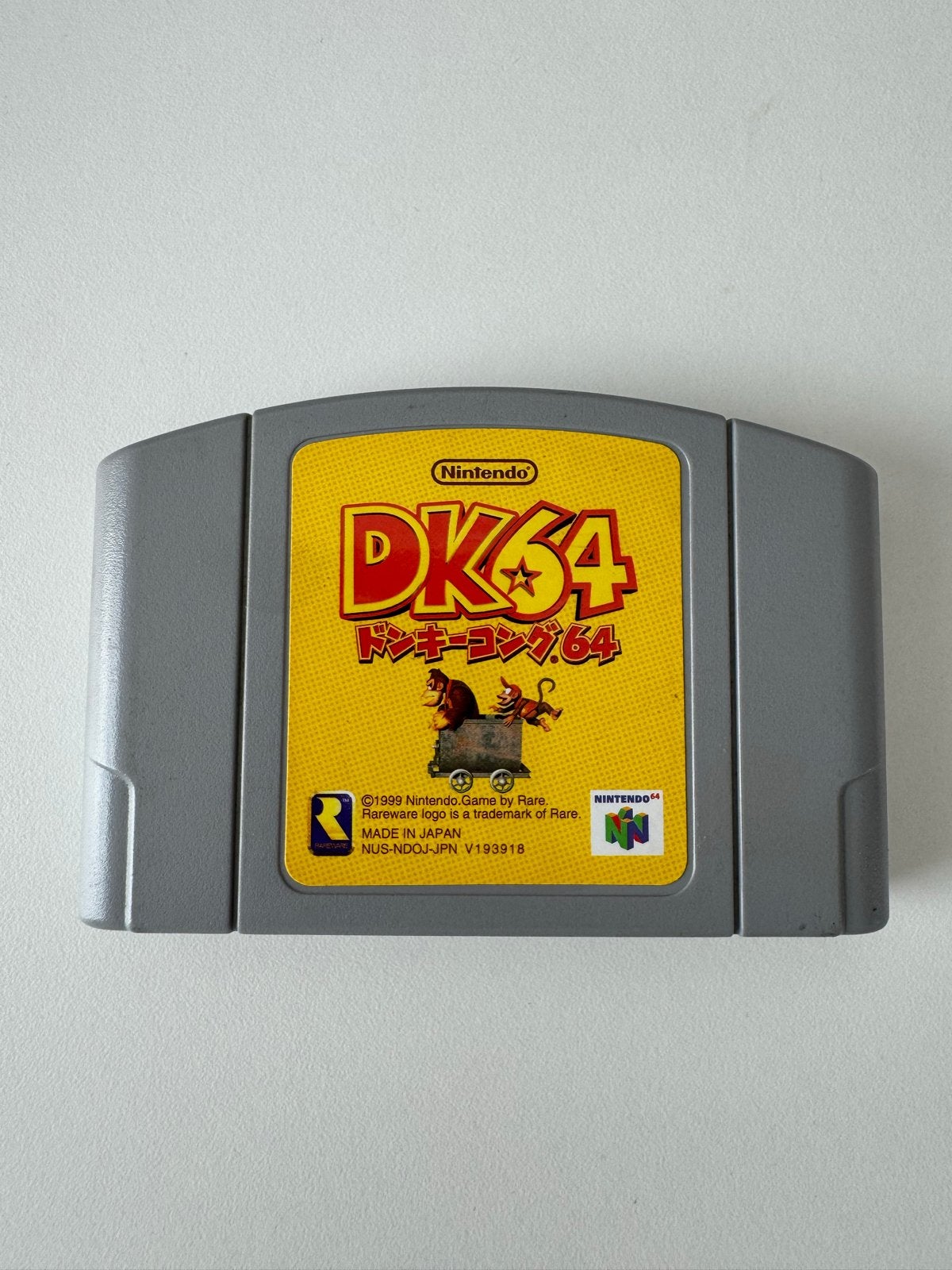 Donkey Kong 64 (DK64) Nintendo 64 N64 Game Cartridge, Ophalen of Verzenden, Gebruikt, Zonder controller, Met games