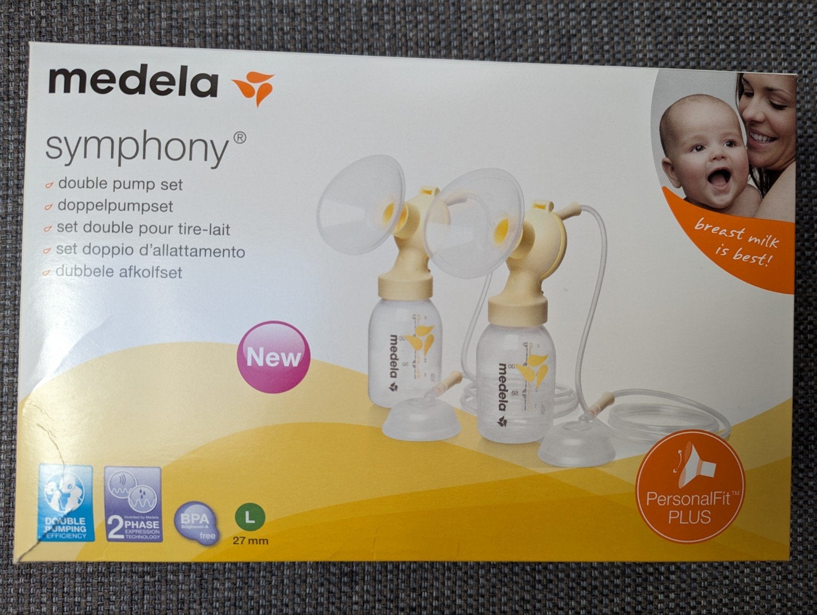 Medela Symphony, Kinderen en Baby's, Babyvoeding en Toebehoren, Ophalen of Verzenden, Zo goed als nieuw, Overige typen