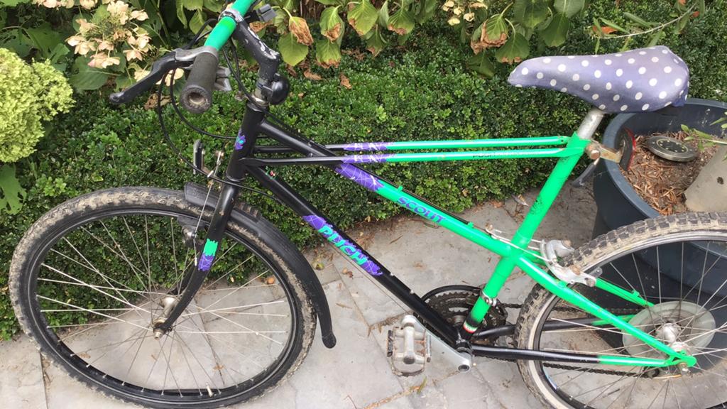 Puch scout mountainbike, Fietsen en Brommers, Gebruikt, Heren, 53 tot 57 cm, Ophalen