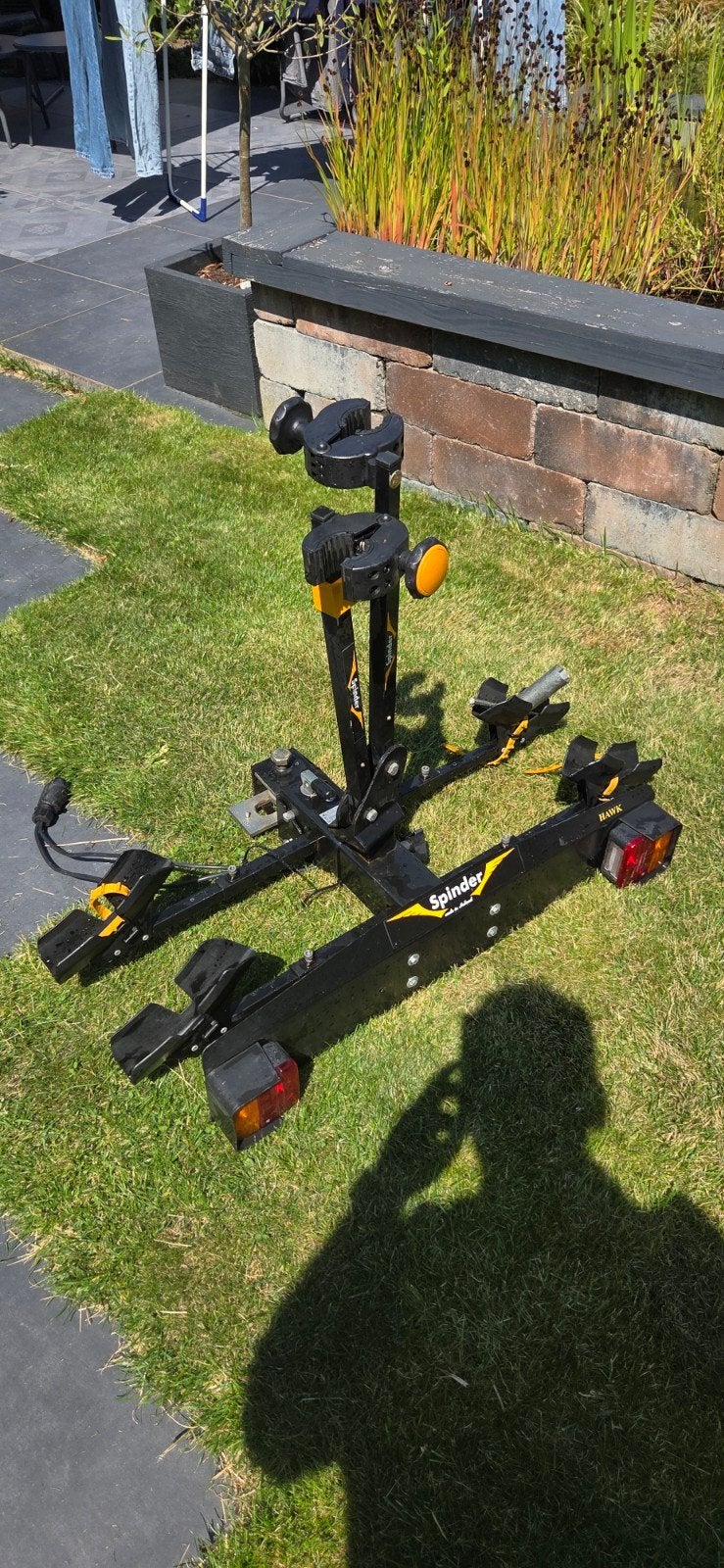 Spinder Hawk Trekhaakdrager voor 2 fietsen, Ophalen, 2 fietsen, Gebruikt, Trekhaakdrager