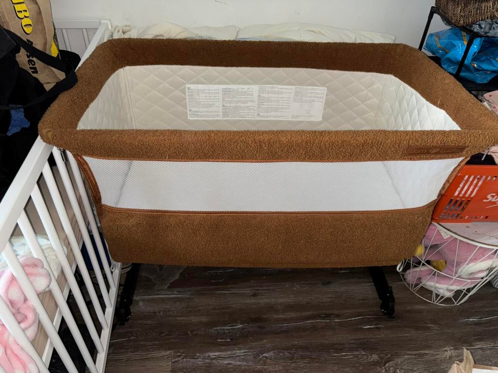 Co sleeper teddy stof, Kinderen en Baby's, Babywiegjes en Ledikanten, Ophalen of Verzenden, Gebruikt, Wieg