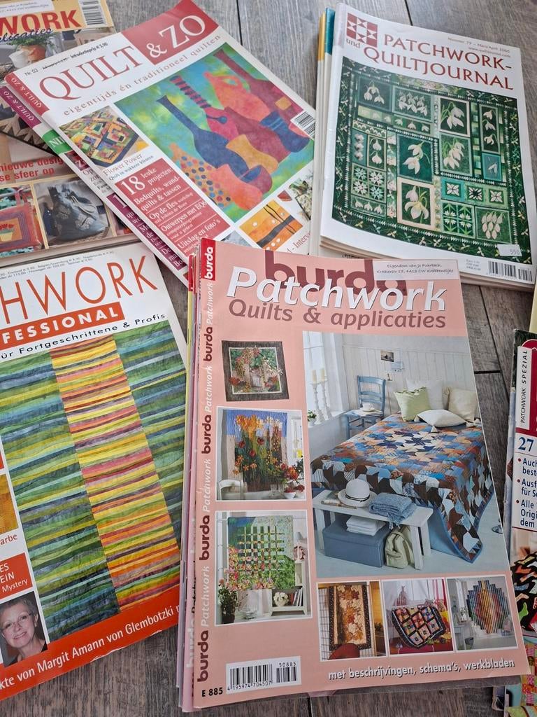 29 Patchwork en Quilt Tijdschriften, Ophalen of Verzenden, Zo goed als nieuw