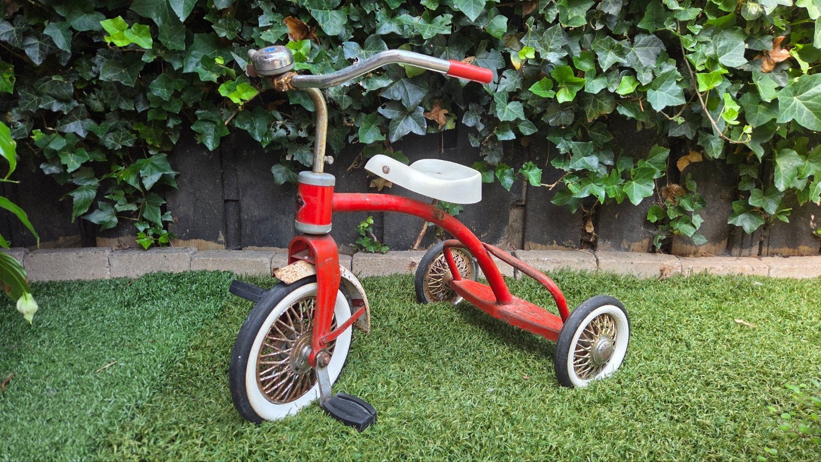 Jaren 50 driewieler trike fiets zeldzaam, Ophalen, Gebruikt