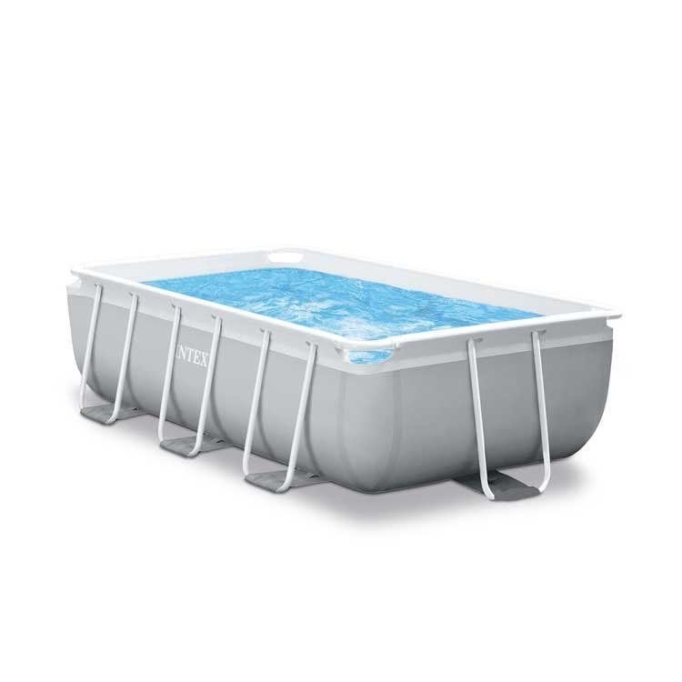 Intex zwembad, 300 x 175 x 80cm met filterpomp en ladder, Ophalen, Zo goed als nieuw, Opzetzwembad, Rechthoekig
