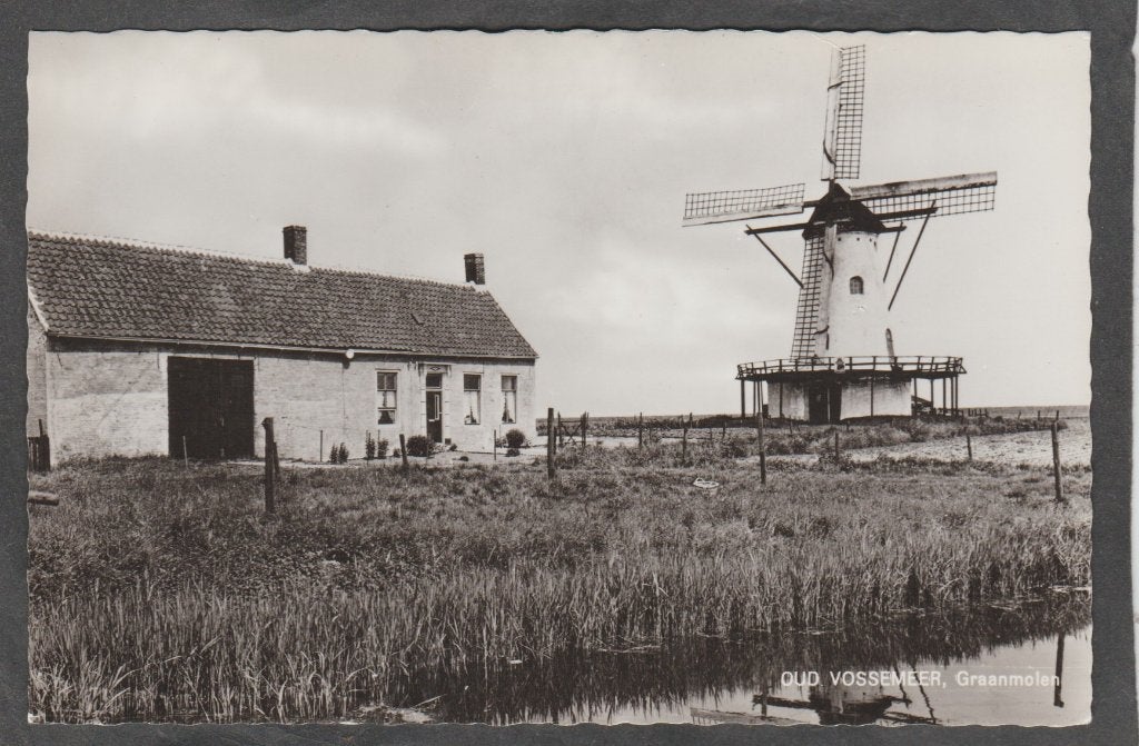 oud vossemeer  graanmolen, Verzenden, 1960 tot 1980, Ongelopen, Zeeland
