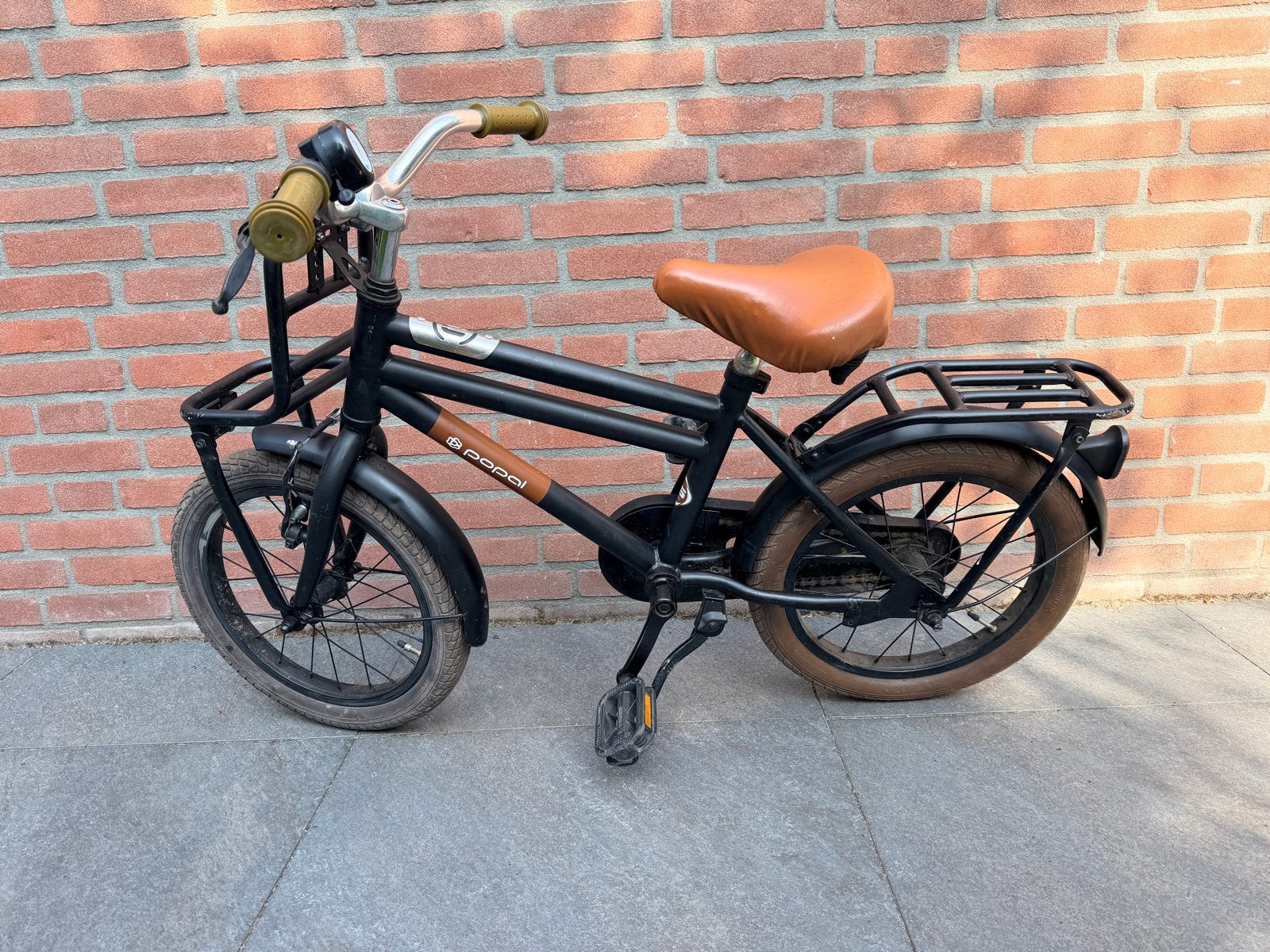 Popal Cooper 16 inch kinderfiets, Ophalen, Gebruikt, Terugtraprem, 16 tot 20 inch