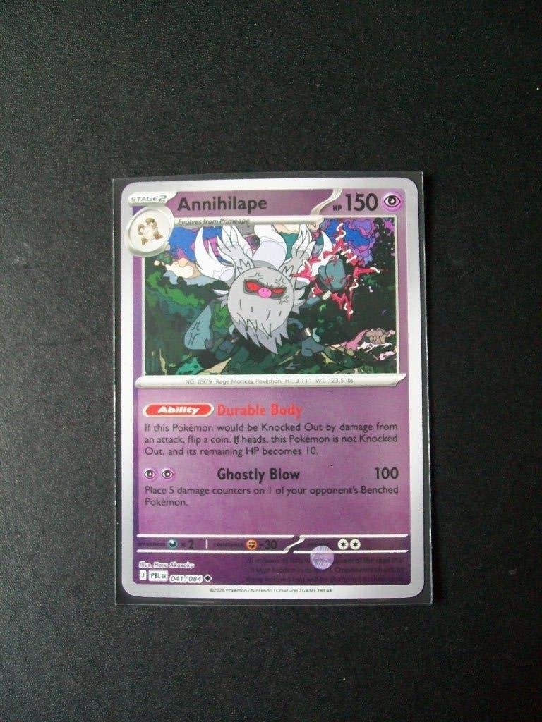 4843. Nieuwe Pokemon Kaart Holofoil ANNIHILAPE HP150 041/084, Verzenden, Nieuw, Losse kaart, Foil