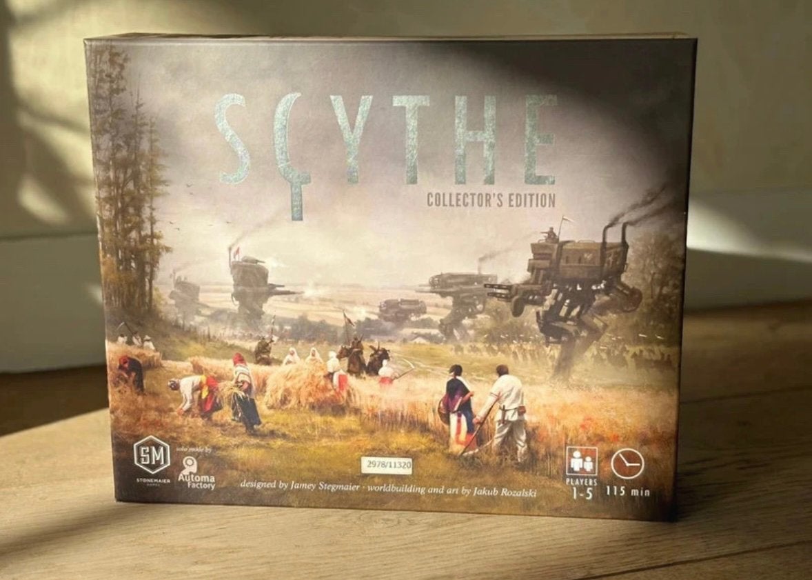 Scythe Collector’s Edition, Hobby en Vrije tijd, Gezelschapsspellen | Bordspellen, Ophalen of Verzenden, Zo goed als nieuw