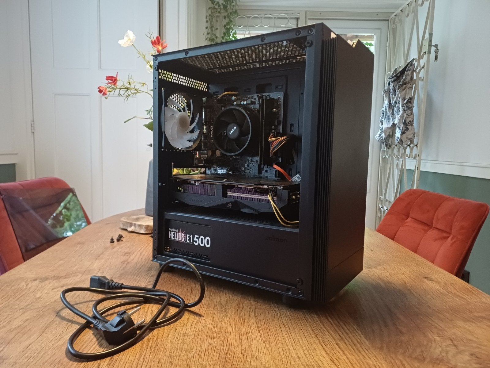 Gaming pc, ryzen 5 2600/RX5500XT, Ophalen, Gebruikt, AMD Ryzen 5, Gaming