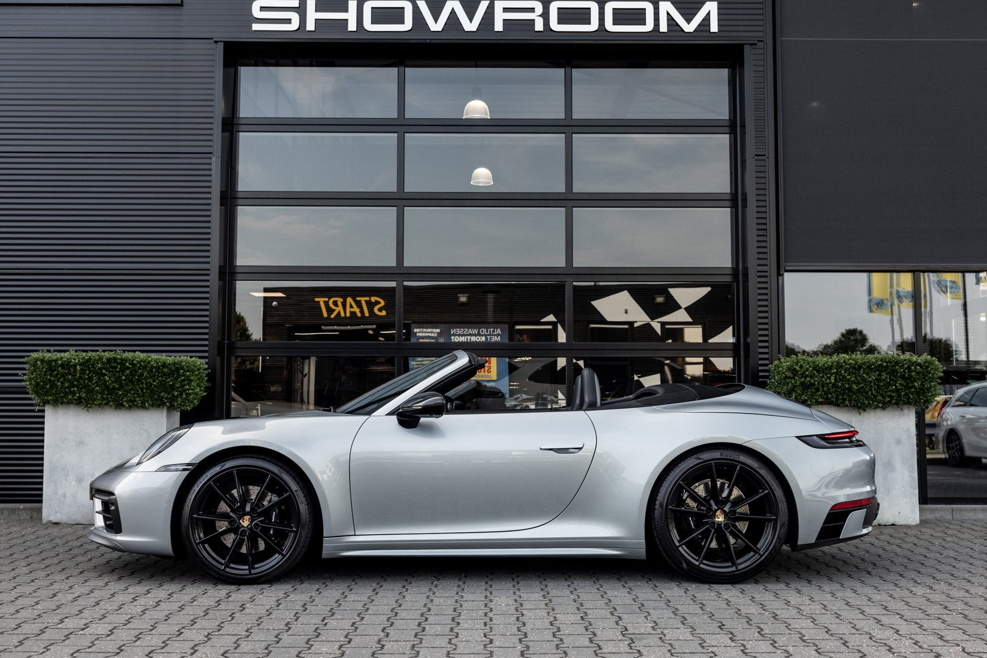 Porsche 911 992 Cabrio 3.0 Carrera 4S, 4w-besturing, Sport-D, Automaat, Cabriolet, 4 stoelen, Leder en Stof