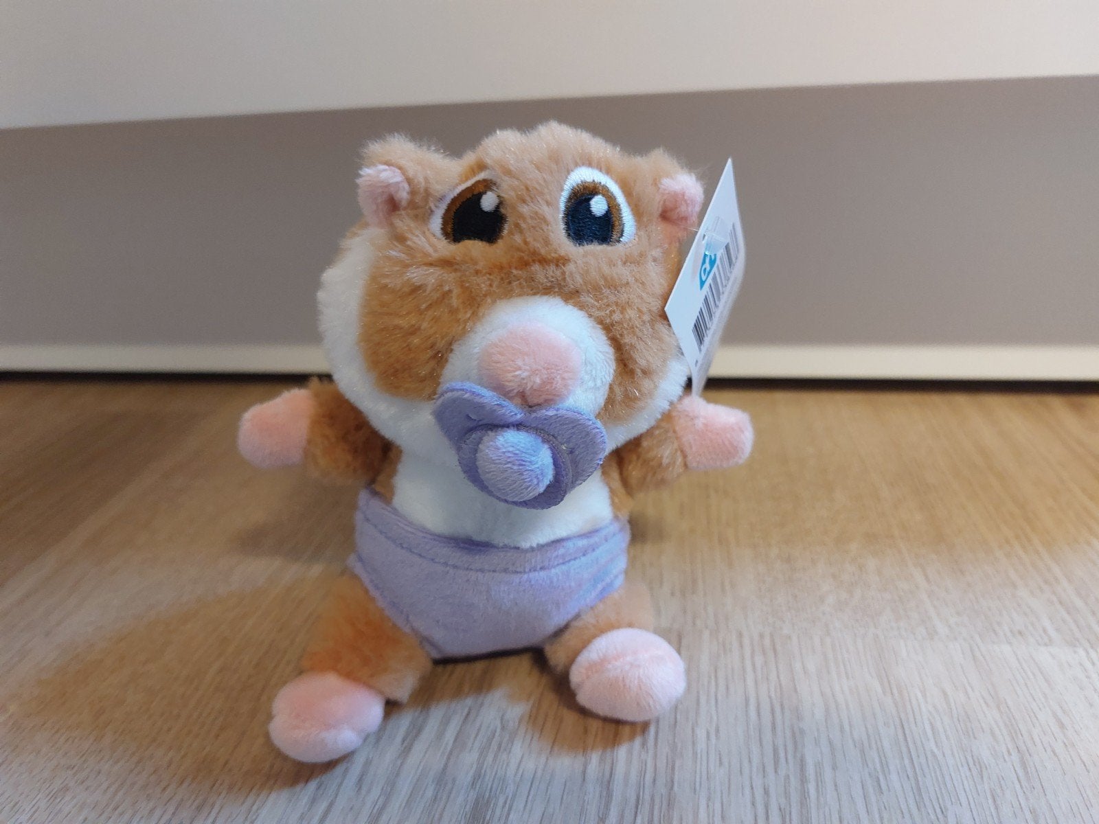 AH hamster knuffel baby meisje 14 cm, Verzamelen, Albert Heijn, Ophalen of Verzenden