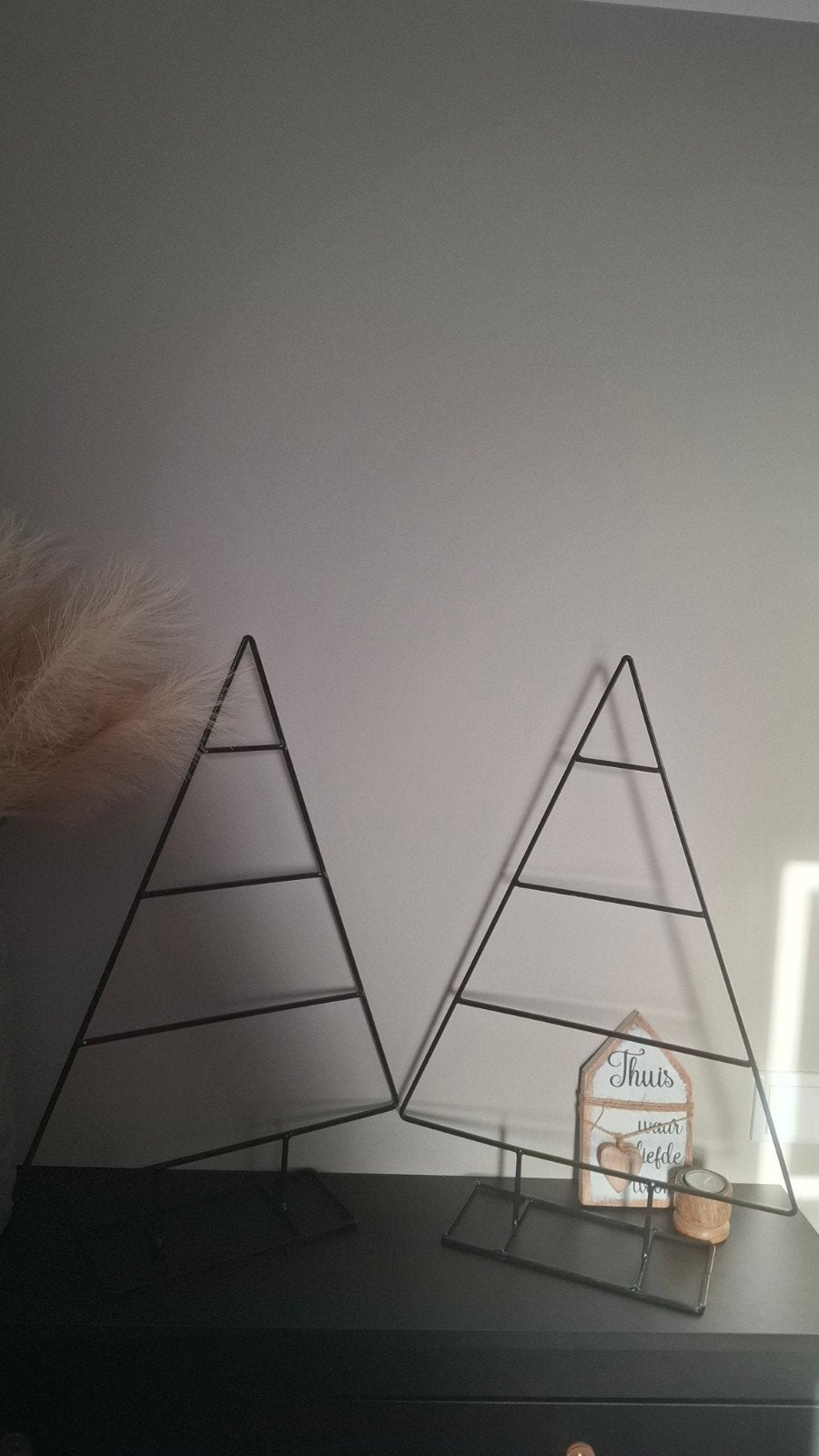 ijzere metalen kerstboom zwarte kerstboom rekje, Doe-het-zelf en Verbouw, Ophalen of Verzenden, Overige typen, Minder dan 2 meter