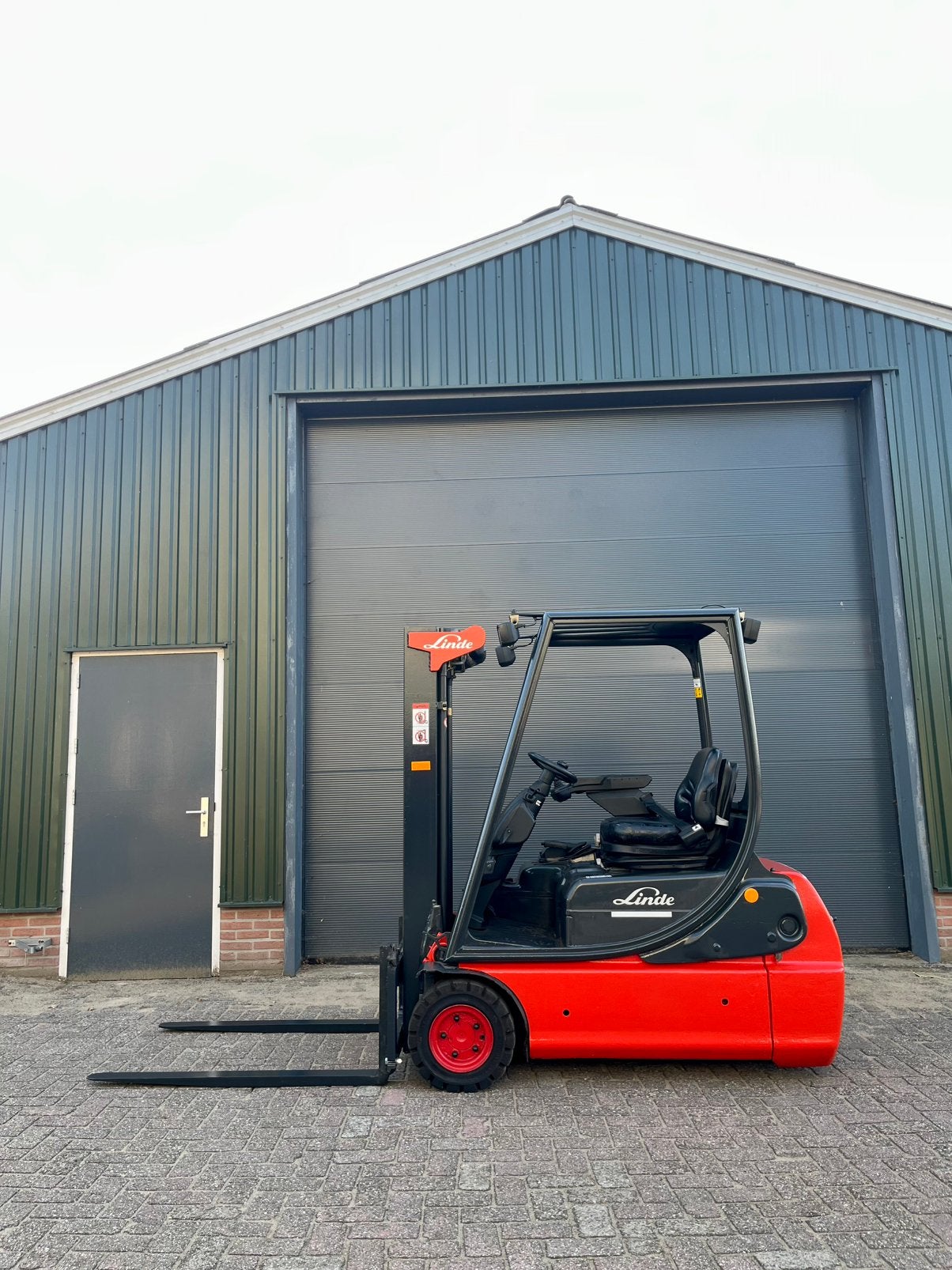 Linde E18 - freelift - triple mast - goede staat- MARGE !!!, Ophalen, Linde, Heftruck, Linde