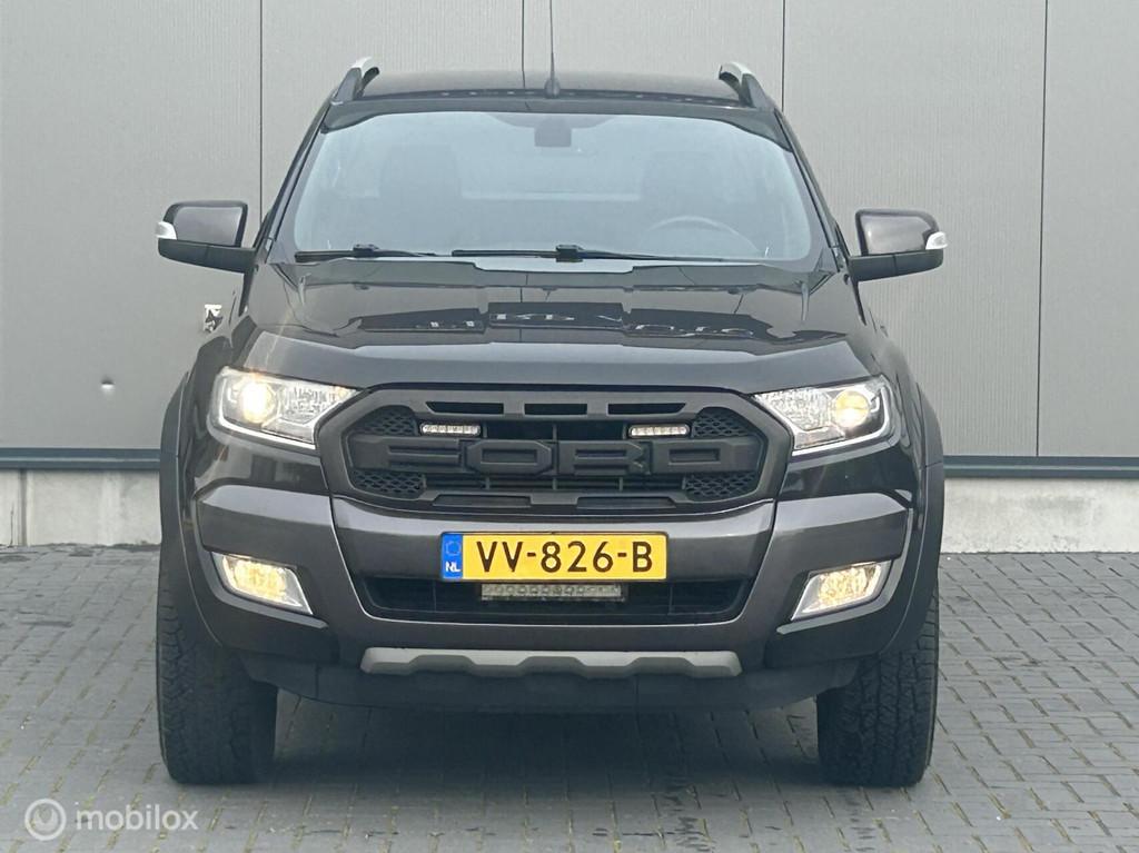 Ford Ranger 3.2 TDCi Wildtrak Zeer goed onderhouden 225pk, Auto's, Euro 5, Gebruikt, Zwart, Bedrijf