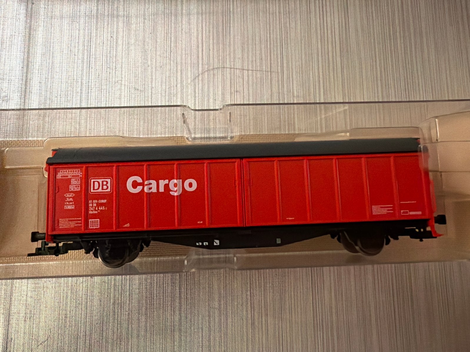 Fleischmann H0 5372 K DB Cargo Schuifwandwagen OVP, Gelijkstroom, Fleischmann, Wagon, Ophalen of Verzenden