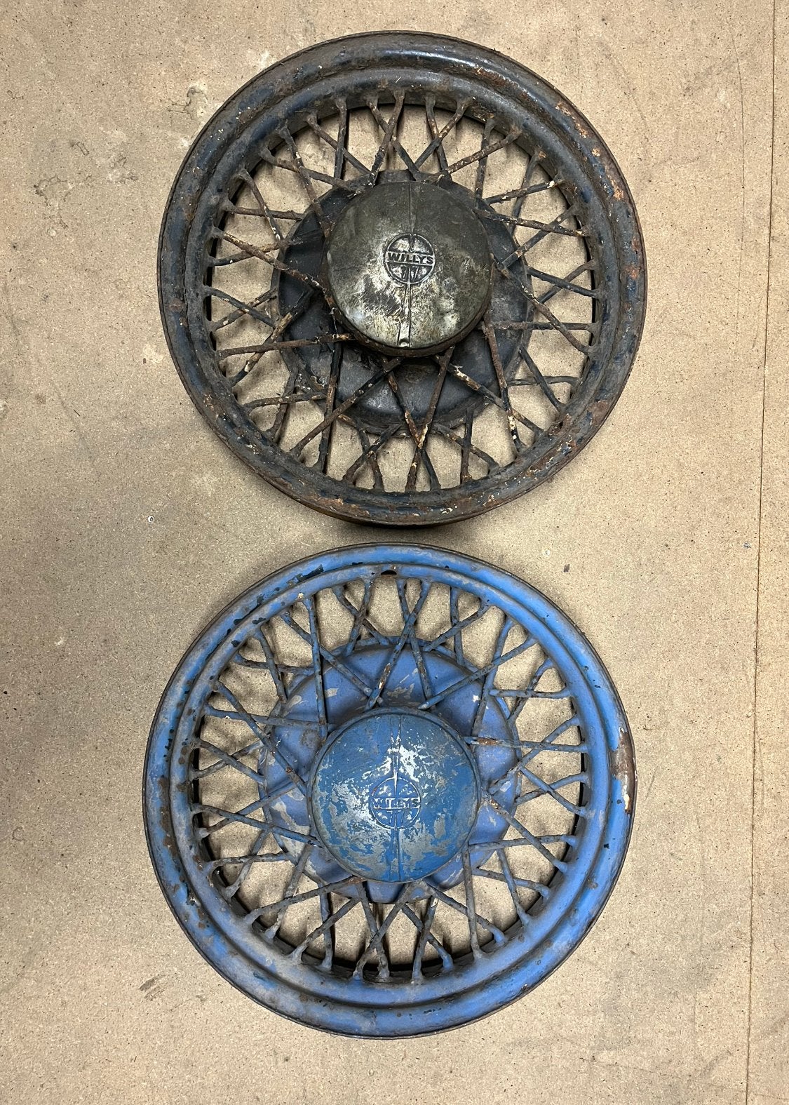 Willys velgen set, Ophalen