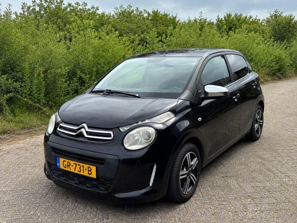 Citroën C1 1.0 E-vti 68 5-DRS 2015 Zwart, Auto's, Voorwielaandrijving, 4 stoelen, Zwart, Origineel Nederlands