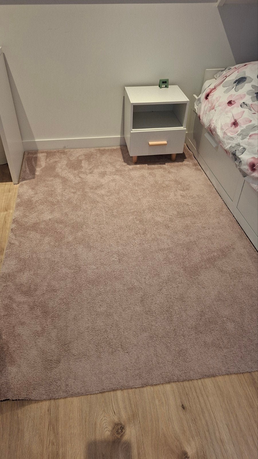 Ikea Knardrup vloerkleed, oudroze, 133x195cm, Ophalen, 100 tot 150 cm, Zo goed als nieuw, Roze