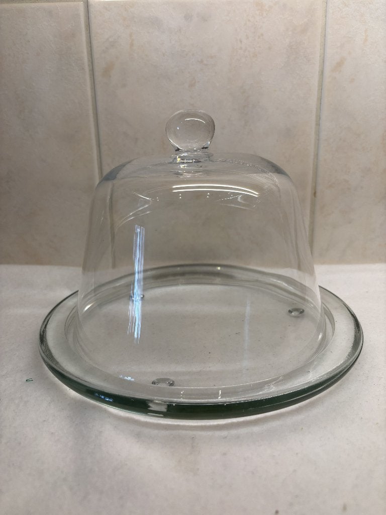 Ronde Glazen Kaas Stolp (6), Ophalen of Verzenden