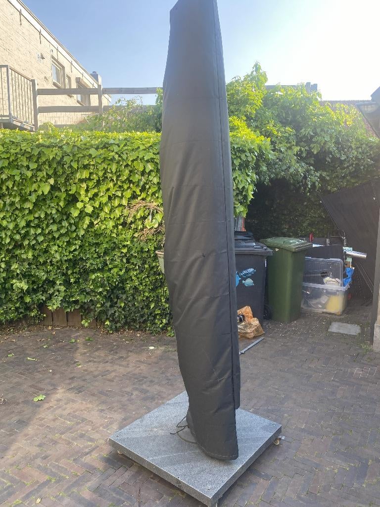 ️ Luxe Zweefparasol Challenger T² 3x3, Tuin en Terras, Parasols, Ophalen, Verstelbaar, 3 tot 4 meter, Zweefparasol