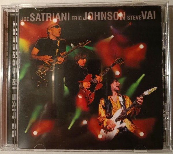 Joe Satriani, Eric Johnson , Steve Vai, - Live In Concert, Ophalen of Verzenden, Zo goed als nieuw, Bluesrock