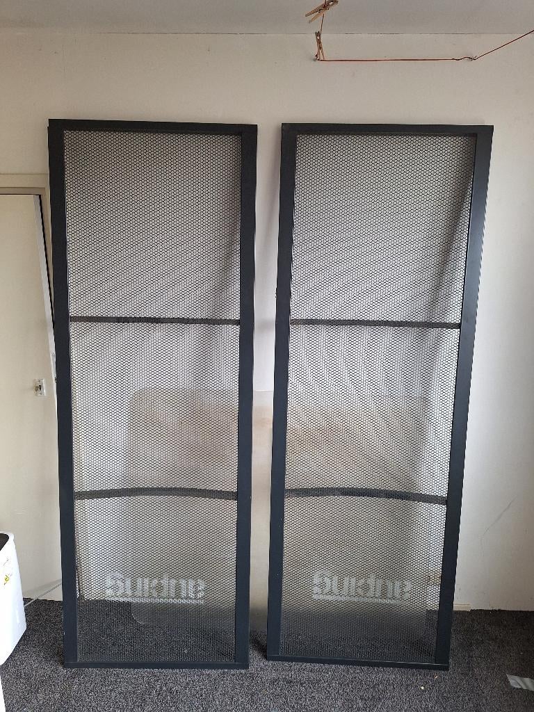2 eenpersoons Auping spiraalbodem, tweedehands 2m x 70 cm, Ophalen, Gebruikt, Bedbodem, 200 cm