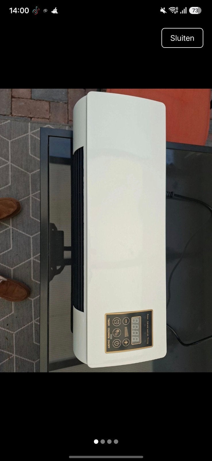 Splinternieuwe airco met stekker, warm en koude lucht, Witgoed en Apparatuur, Minder dan 60 m³, Nieuw, 3 snelheden of meer, Ophalen of Verzenden