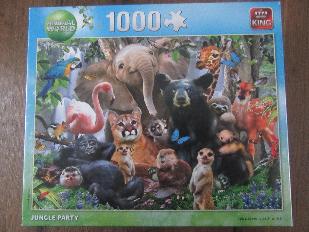 4 x 1000 st  JUMBO EN KING puzzels, Ophalen of Verzenden, 500 t/m 1500 stukjes, Zo goed als nieuw, Legpuzzel