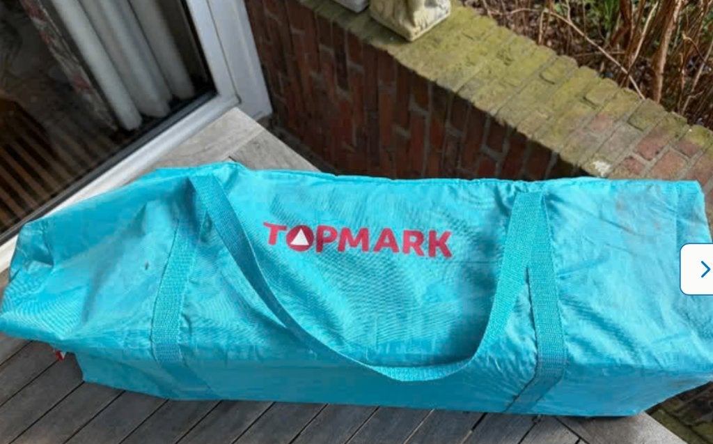 Topmark Logeerbed Charlie Groen, Kinderen en Baby's, Babywiegjes en Ledikanten, Ophalen, Zo goed als nieuw, Reisbedje