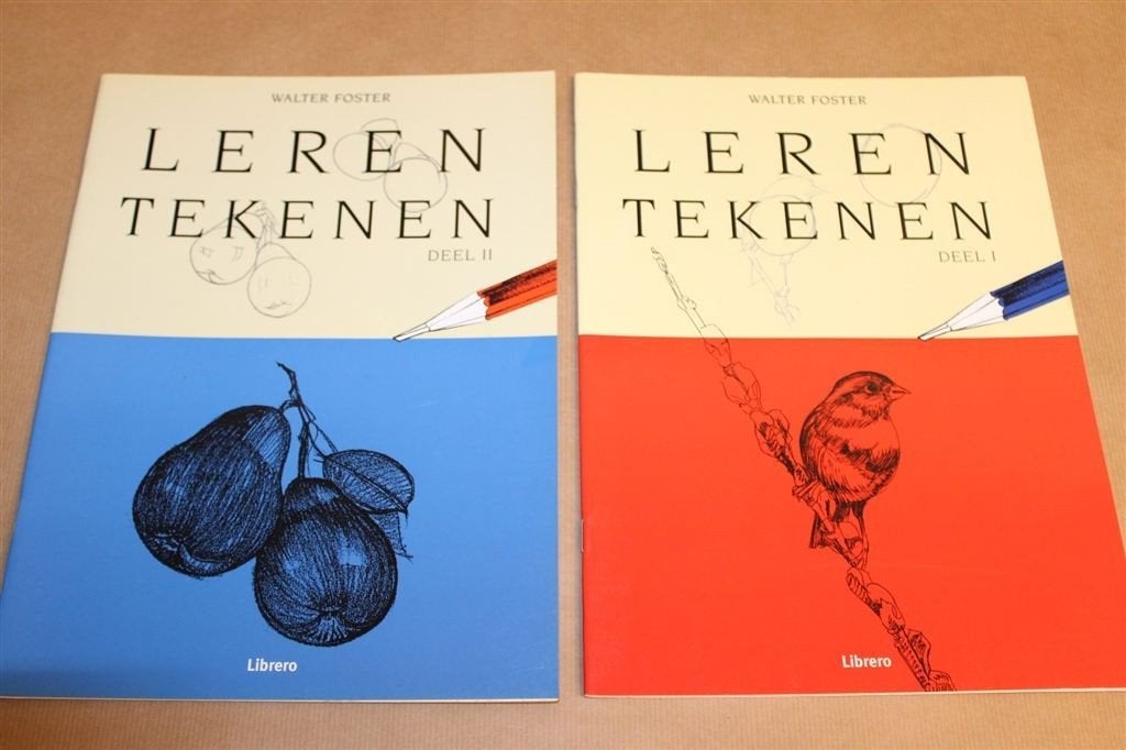 Leren Tekenen — Walter Foster, Compleet 2 Delen, Ophalen of Verzenden, Gelezen, Tekenen en Schilderen
