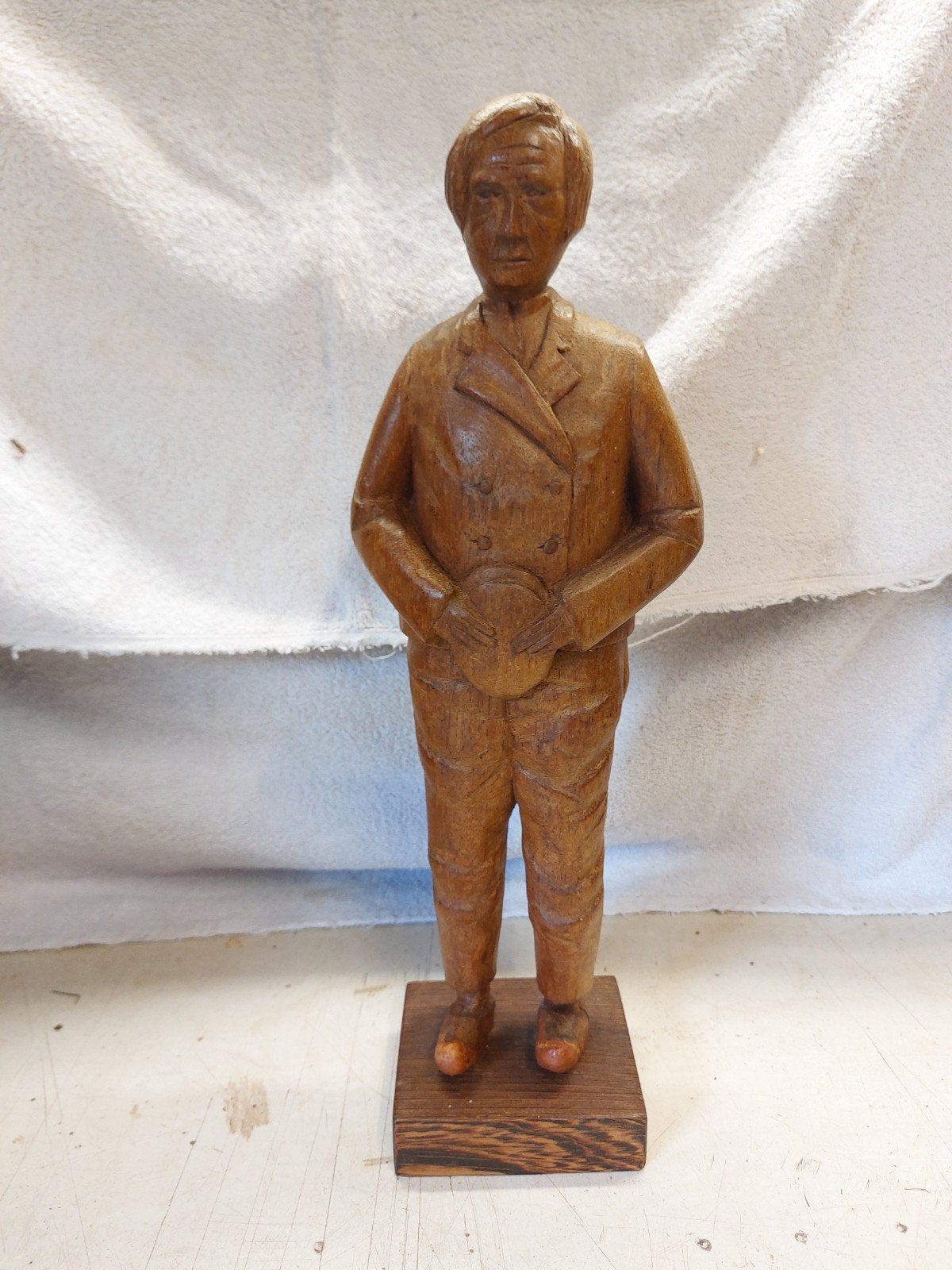 Boer., Ophalen of Verzenden, Handgemaakt, 20 - 50 cm, Beeld