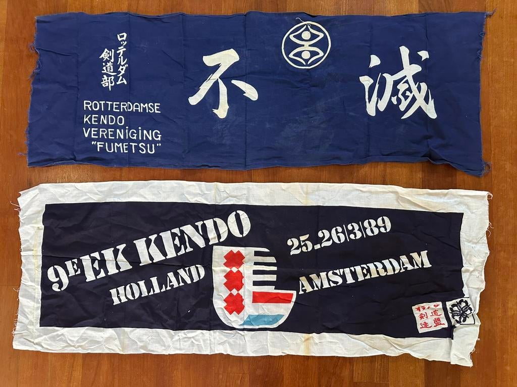 Tenegui ( hoofddoek / bandana voor Kendo., Kendo, Gebruikt, Maat XL, Ophalen of Verzenden