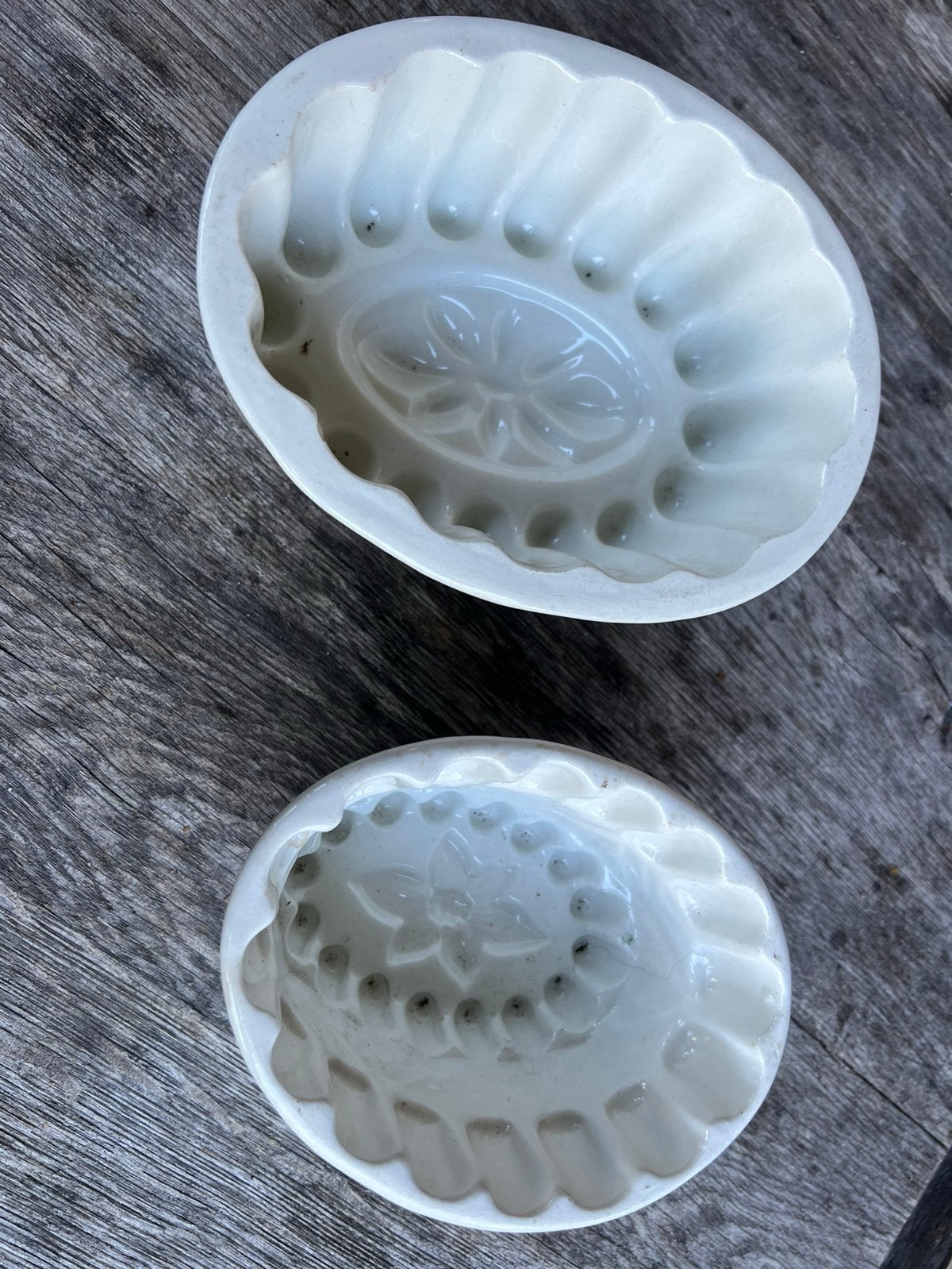 2 vintage puddingvormen, Ophalen of Verzenden