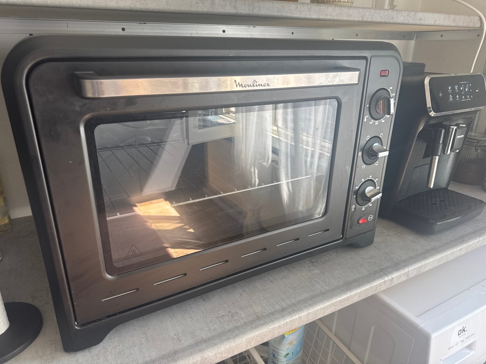 Moulinex Optimo 60L Oven met Draaispit en Heteluchtfunctie, Ophalen, 45 tot 50 cm, Overige merken, Hete lucht