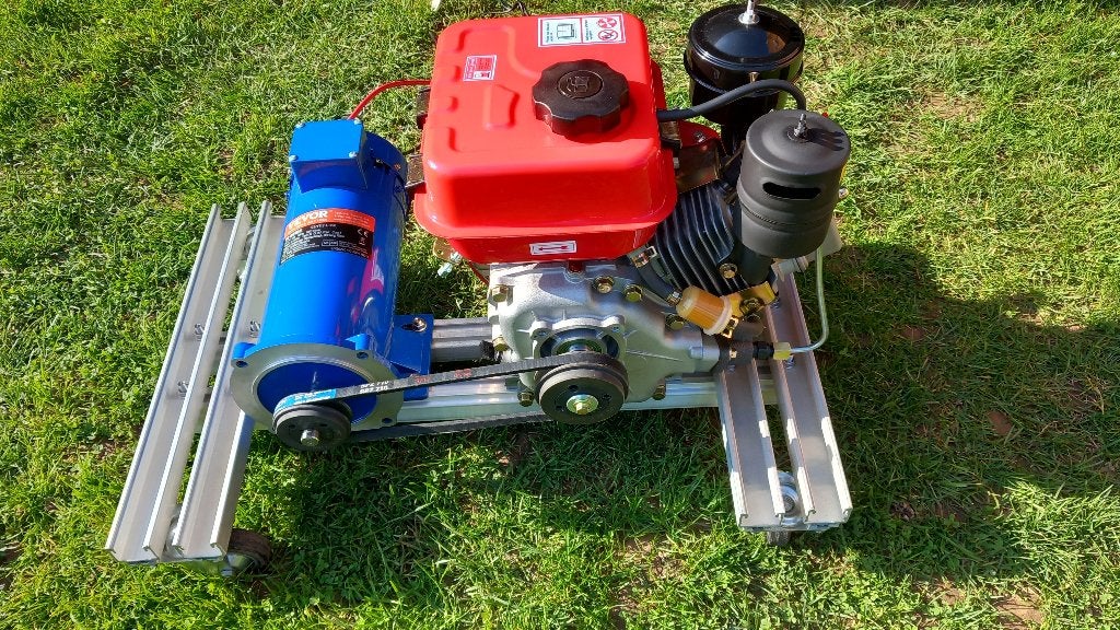 Dieselmotor 6PK op onderstel incl. 1PK + 12volt DC Dyno, Doe-het-zelf en Verbouw, Motoren, Ophalen, Nieuw, Dieselmotor, 1800 rpm of meer