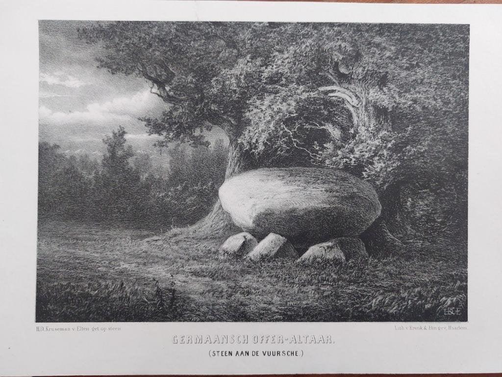 29 / Germaans offer altaar in Lage Vuursche, Ophalen of Verzenden