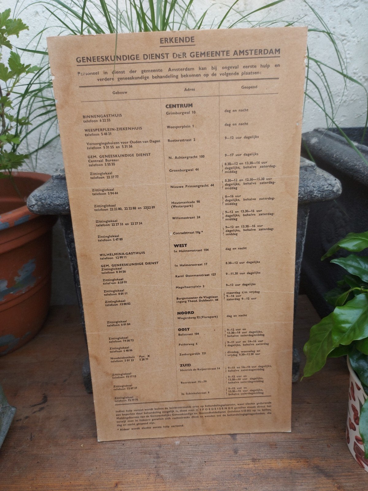 Medisch antiek uit Amsterdam ca 1955, Ophalen of Verzenden