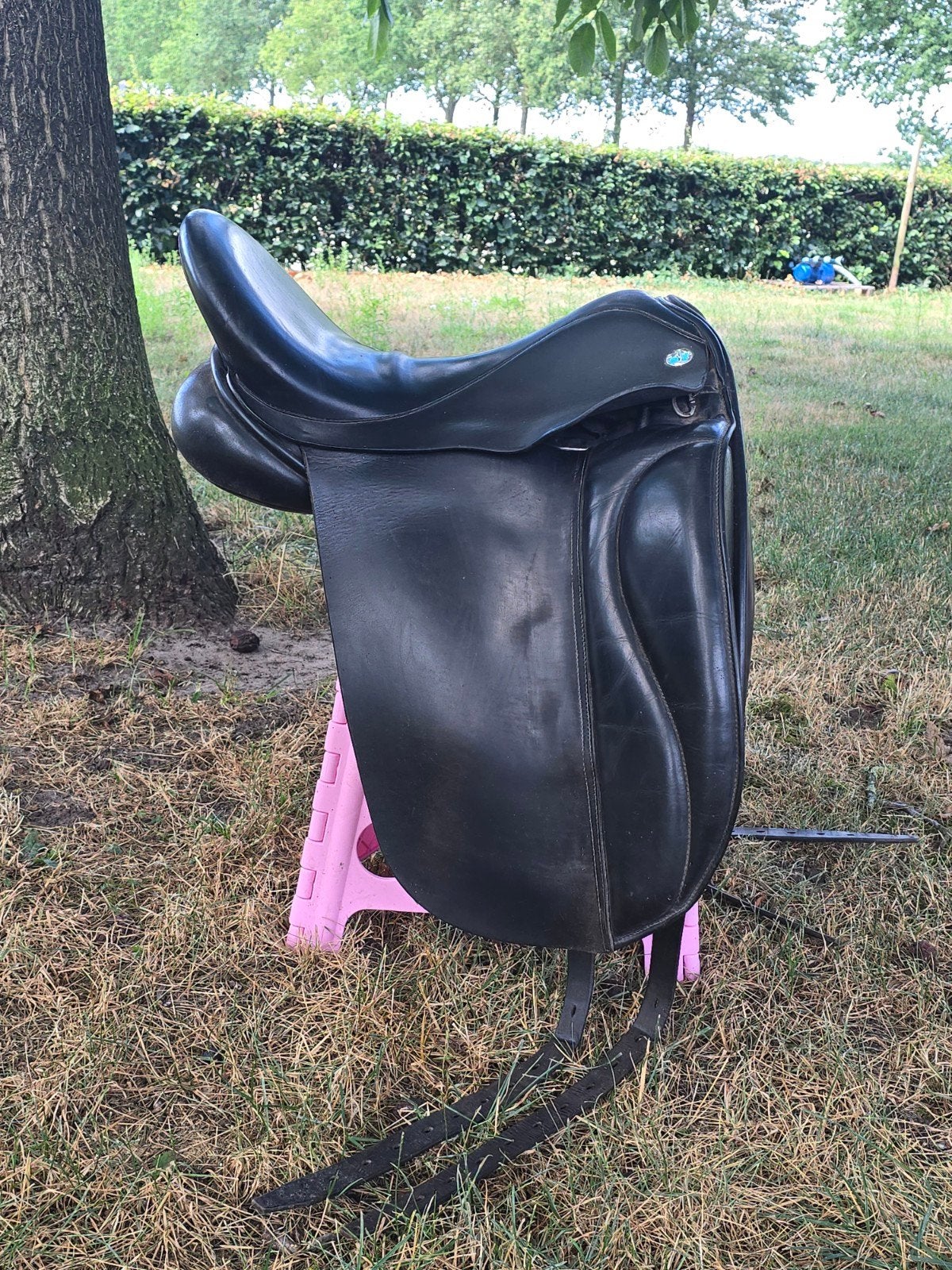 MSFC Dressuurzadel 17 inch XW, Dieren en Toebehoren, Ophalen, Gebruikt, Extra wijd, Dressuur