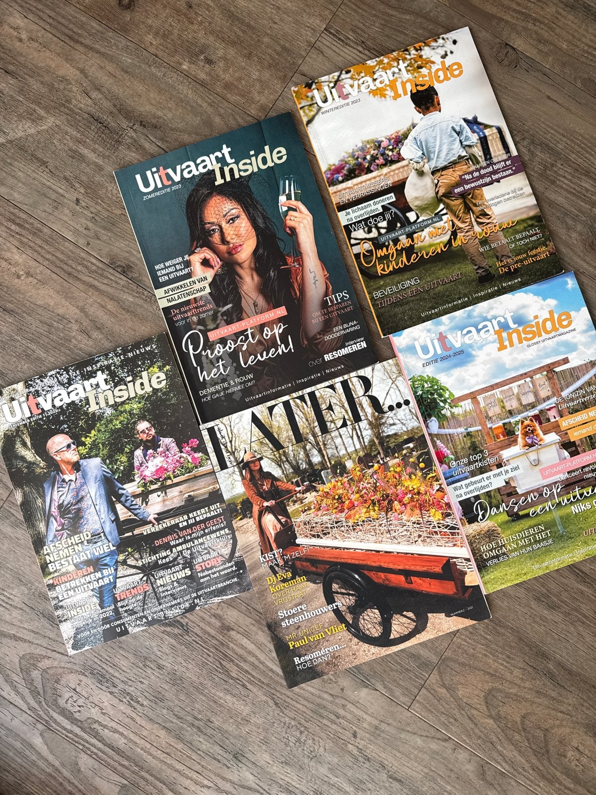 Uitvaart Inside Magazines - Later | Div edities izgs, Ophalen of Verzenden, Zo goed als nieuw, Overige typen