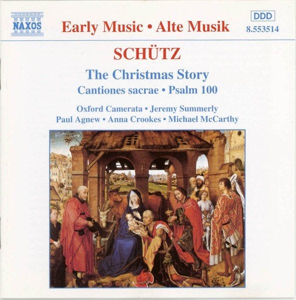 SCHUTZ Christmas Story, Psalm 100, Cantiones Sacrae, Verzenden, Middeleeuwen en Renaissance, Zo goed als nieuw