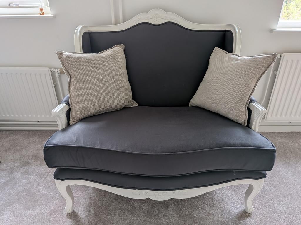 Fauteuil/loveseat/bankje, Huis en Inrichting, Ophalen, Gebruikt, Frans, 75 tot 100 cm