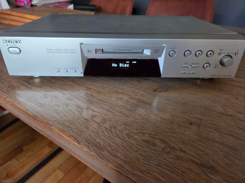 Sony MDS-JE480 Minidisc Speler Deck, Audio, Tv en Foto, Walkmans, Discmans en Minidiscspelers, Ophalen of Verzenden, Minidisc-recorder