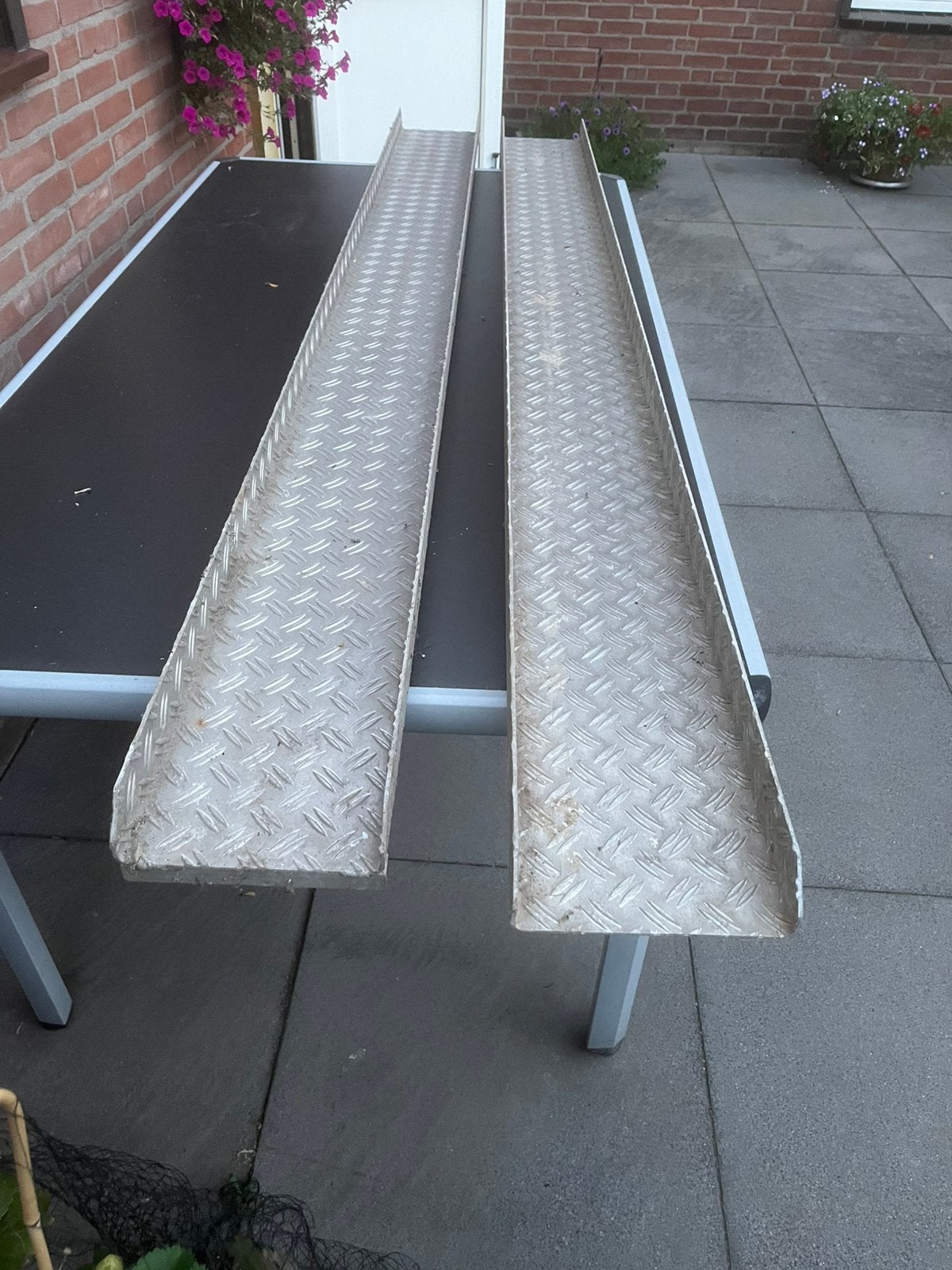 Oprij platen voor aanhanger, Auto diversen, Ophalen, Gebruikt